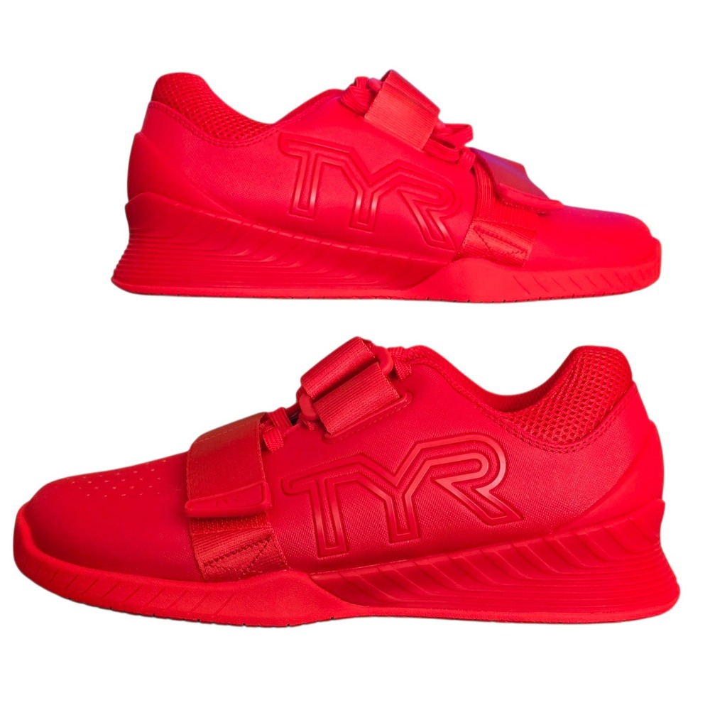 TYR L1 Lifter Weightlifting Shoes Red Mens US 5 Womens 6.5 - Picture 2 of 7